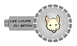 Logo 'Les Loups du Béton'